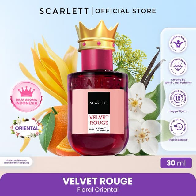 SCARLETT (BEST SELLER!) - Extrait De Parfum 30ml - Unisex - Parfum Wanita