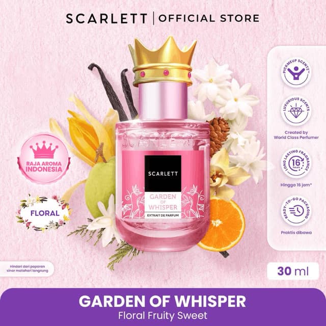 SCARLETT (BEST SELLER!) - Extrait De Parfum 30ml - Unisex - Parfum Wanita - 2
